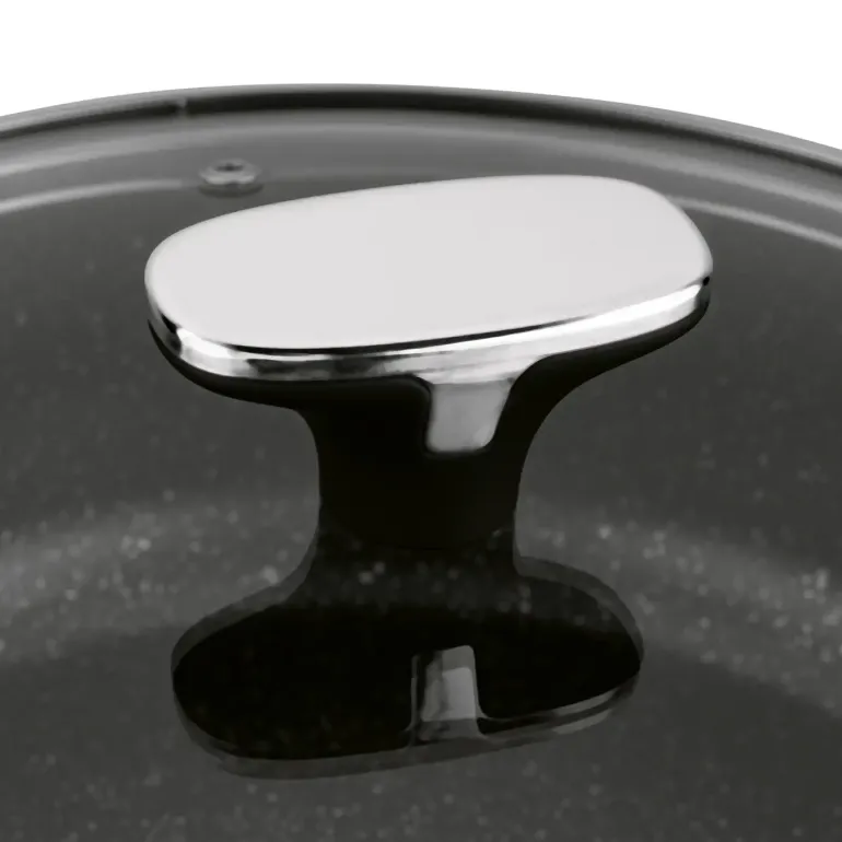 STARKE PRO CELEBRITY MARBLE Patelnia głęboka 24 cm + pokrywka / non-stick / indukcja