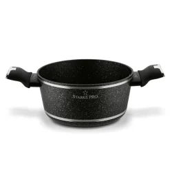 STARKE PRO CELEBRITY MARBLE Zestaw garnków 10 el z pokrywkami / non-stick / indukcja