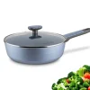 STARKE PRO DOUBLE Patelnia głęboka 28 cm z pokrywką / non-stick / indukcja