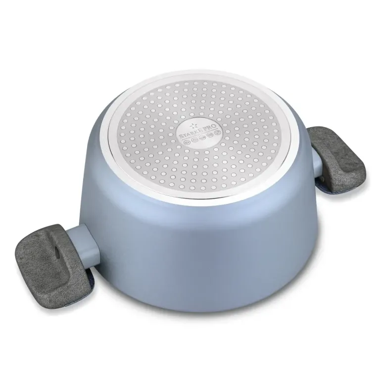 STARKE PRO DOUBLE Zestaw garnków 10 el z pokrywkami / non-stick / indukcja