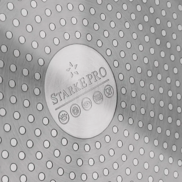 STARKE PRO DOUBLE Zestaw garnków 10 el z pokrywkami / non-stick / indukcja