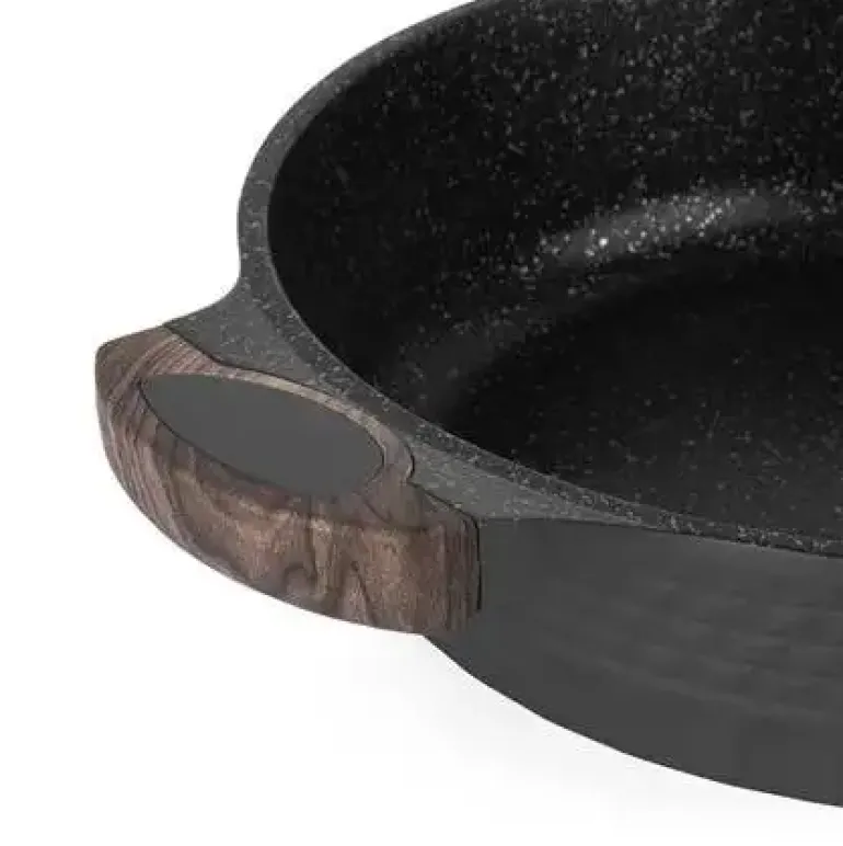 STARKE PRO EMBOSSED Patelnia marmurowa 28 cm / indukcja / aluminium / głęboka