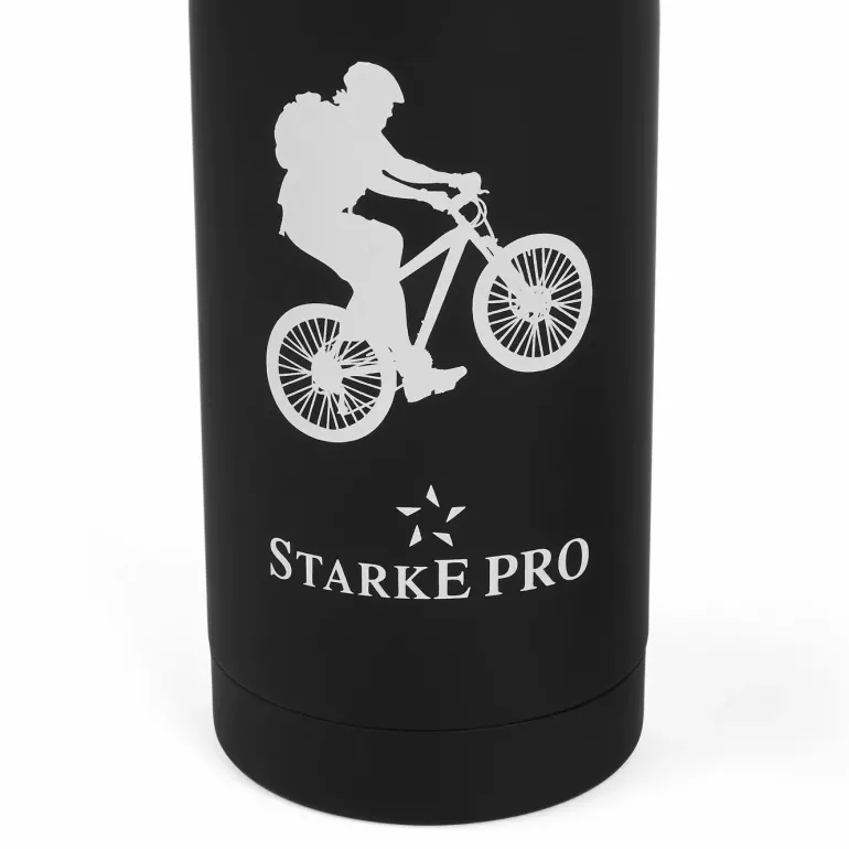 STARKE PRO EXPLORER Butelka termiczna / 500 ml / czarny / stal nierdzewna
