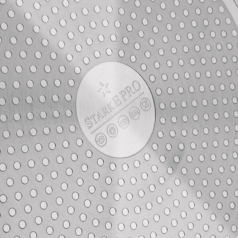 STARKE PRO GOLDEN MARBLE Zestaw garnków 10 el z pokrywkami / non-stick / indukcja