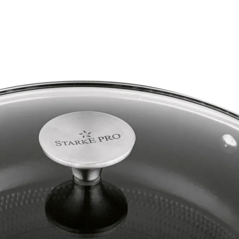 STARKE PRO HANOI Garnek 3,8 L z pokrywką 28 cm / żeliwny / indukcja