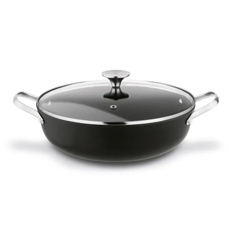 STARKE PRO HANOI Garnek 3,8 L z pokrywką 28 cm / żeliwny / indukcja