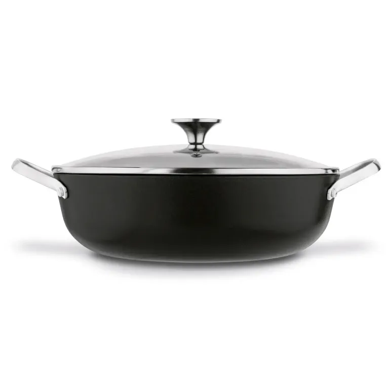 STARKE PRO HANOI Garnek 3,8 L z pokrywką 28 cm / żeliwny / indukcja