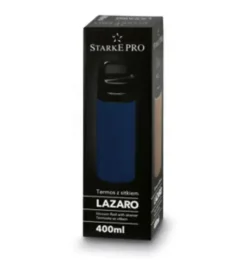 STARKE PRO LAZARO BUTELKA TERMICZNA Z SITKIEM 400ML GRANATOWA