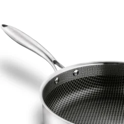 STARKE PRO LINESTA STEEL PATELNIA 28X8 CM Z POKRYWKĄ SREBRNA NIERDZEWNA