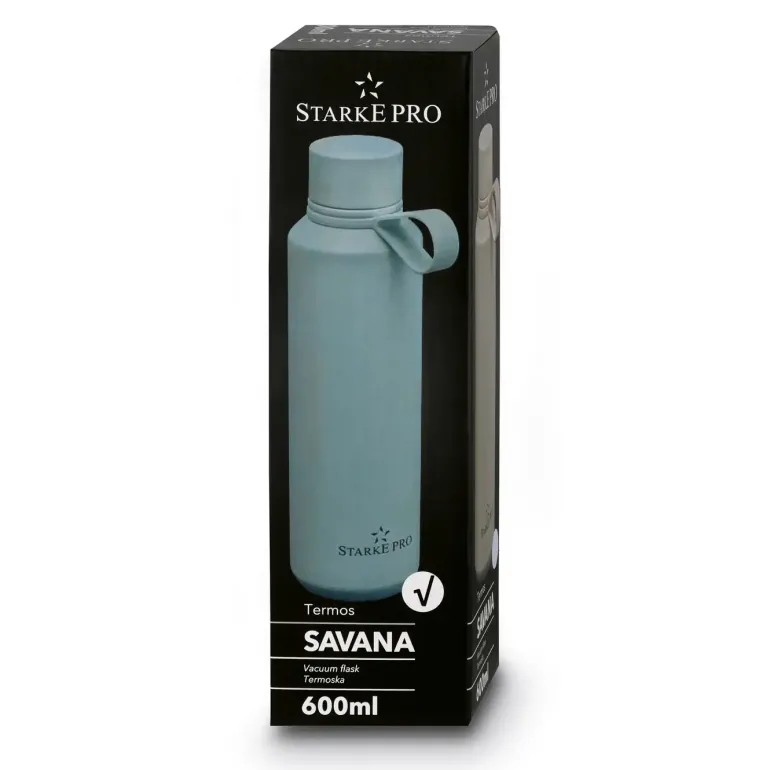 STARKE PRO SAVANA BUTELKA TERMICZNA 600ML NIEBIESKA