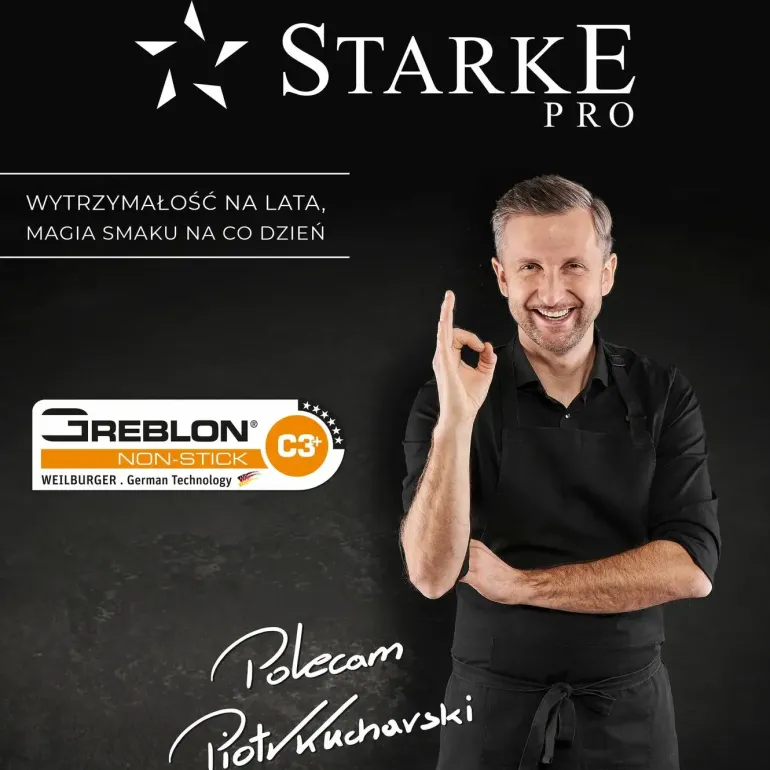 STARKE PRO SINTESI Zestaw garnków nierdzewnych z patelnią 10 el / indukcja