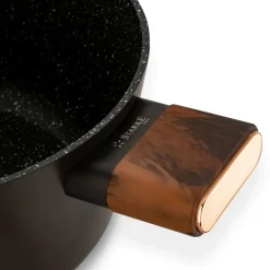 STARKE PRO STARLET PATELNIA KRÓT. UCH. Z POKRYWKĄ BROWN 28X8CM