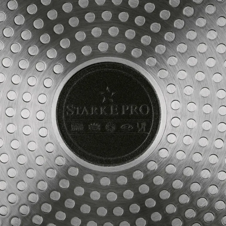 STARKE PRO TAYLOR MARBLE Patelnia głęboka z pokrywką 28 cm / Greblon® C3