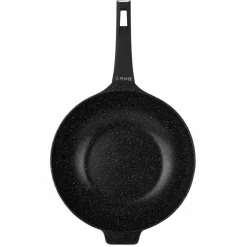 STARKE PRO TAYLOR MARBLE Wok z pokrywką 32 cm / Greblon C3