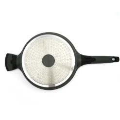 STARKE PRO VIRIDI Patelnia głęboka 24 cm z pokrywką / Greblon® C3