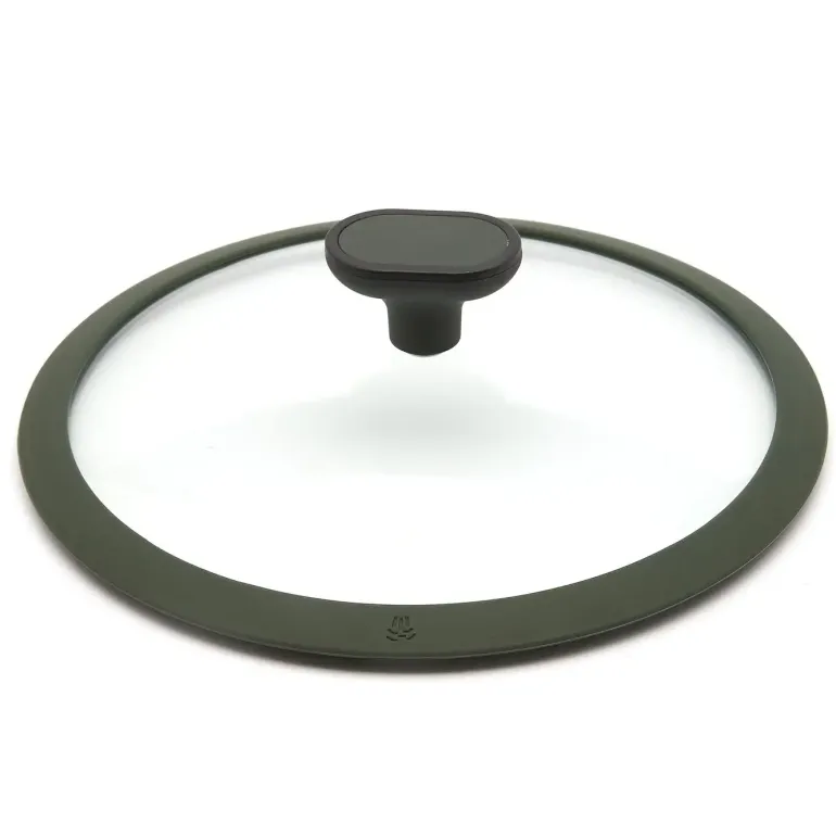 STARKE PRO VIRIDI Patelnia głęboka 24 cm z pokrywką / Greblon® C3