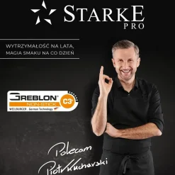 STARKE VARESE Zestaw garnków z pokrywkami 10 el / stal nierdzewna / indukcja