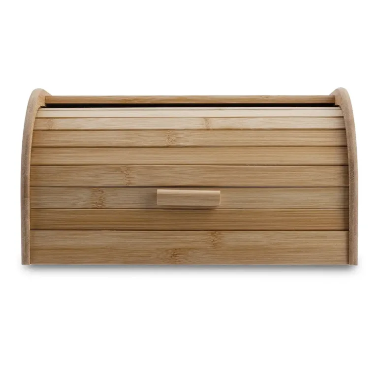 TADAR Chlebak bambusowy 27x32x18 cm / jasne drewno
