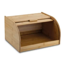 TADAR Chlebak bambusowy 27x32x18 cm / jasne drewno