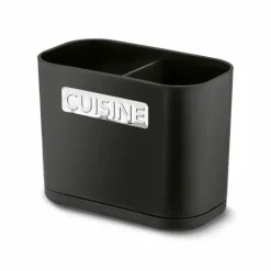 TADAR Cuisine Ociekacz na sztućce 13,5 x 7,5 x 10,8 cm / czarny