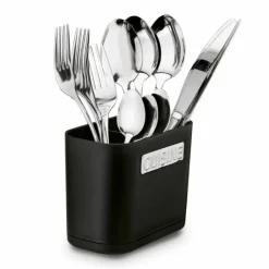TADAR Cuisine Ociekacz na sztućce 13,5 x 7,5 x 10,8 cm / czarny