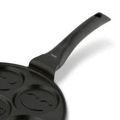 TADAR EMOTKI Patelnia do pancakes i placków 26,5 cm / czarna / non-stick / indukcja
