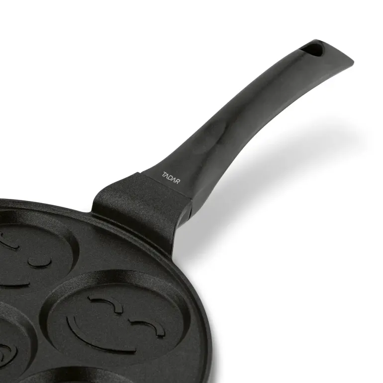 TADAR EMOTKI Patelnia do pancakes i placków 26,5 cm / czarna / non-stick / indukcja