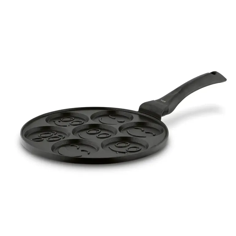 TADAR EMOTKI Patelnia do pancakes i placków 26,5 cm / czarna / non-stick / indukcja