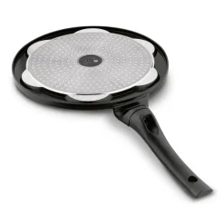 TADAR EMOTKI Patelnia do pancakes i placków 26,5 cm / czarna / non-stick / indukcja
