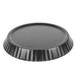 TADAR FRUTTO Forma do pieczenia ciasta / tarty 27,5 cm z falistym brzegiem / stal węglowa