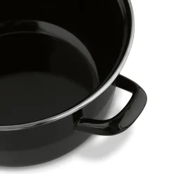TADAR Garnek do frytek 3,2 l / z sitkiem i pokrywką / emalia