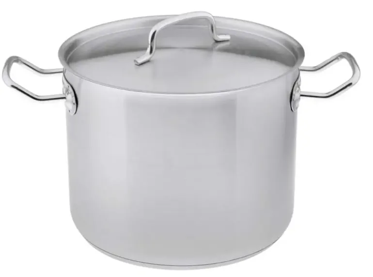 TADAR Garnek gastronomiczny 50 l z pokrywką 40 cm / stal nierdzewna / indukcja
