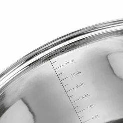 TADAR Garnek gastronomiczny 12 L / stal nierdzewna / indukcja