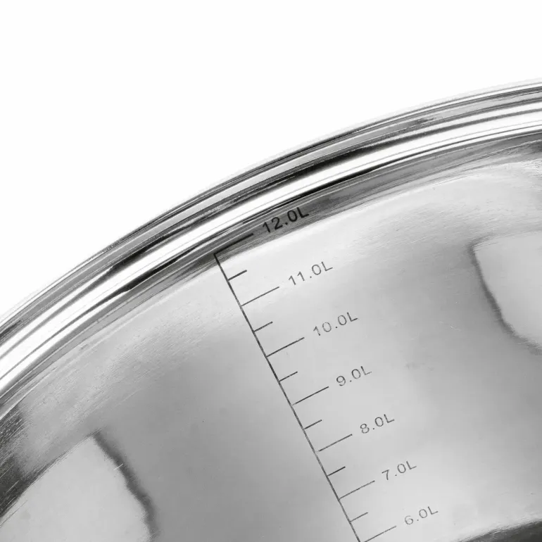 TADAR Garnek gastronomiczny 12 L / stal nierdzewna / indukcja