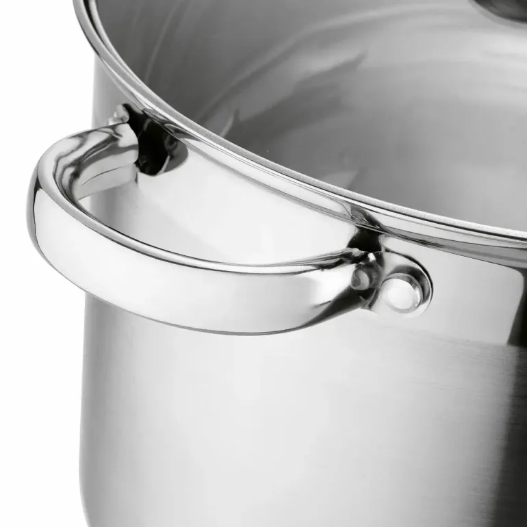 TADAR Garnek prosty z pokrywką 15 L / stal nierdzewna / indukcja