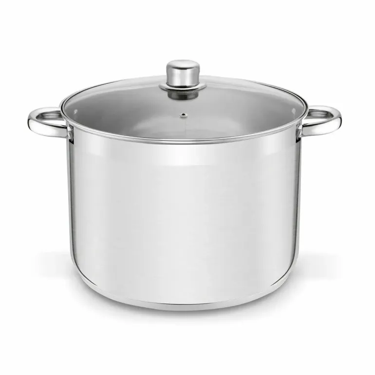 TADAR Garnek prosty z pokrywką 15 L / stal nierdzewna / indukcja