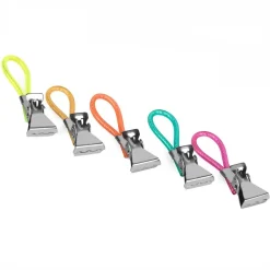 TADAR KPL.5 METALOWYCH KLIPSÓW ŻABEK NA RĘCZNIKI/ŚCIERKI 4,6x1,2 CM