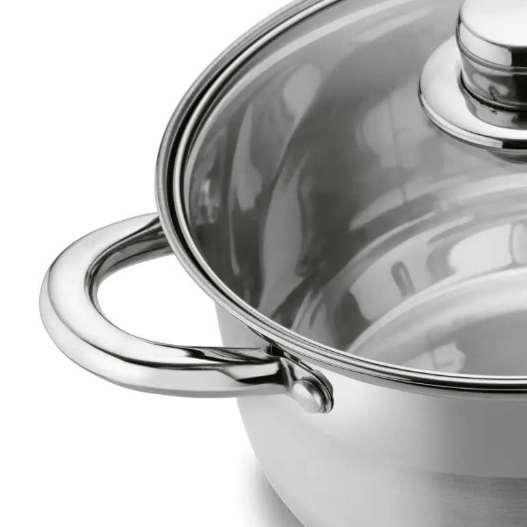 TADAR LUZON Garnek 2,3 l z pokrywką / stal nierdzewna / indukcja