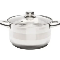 TADAR LUZON Garnek z pokrywką / 3,5 l / Ø 20 cm / stal nierdzewna, szkło