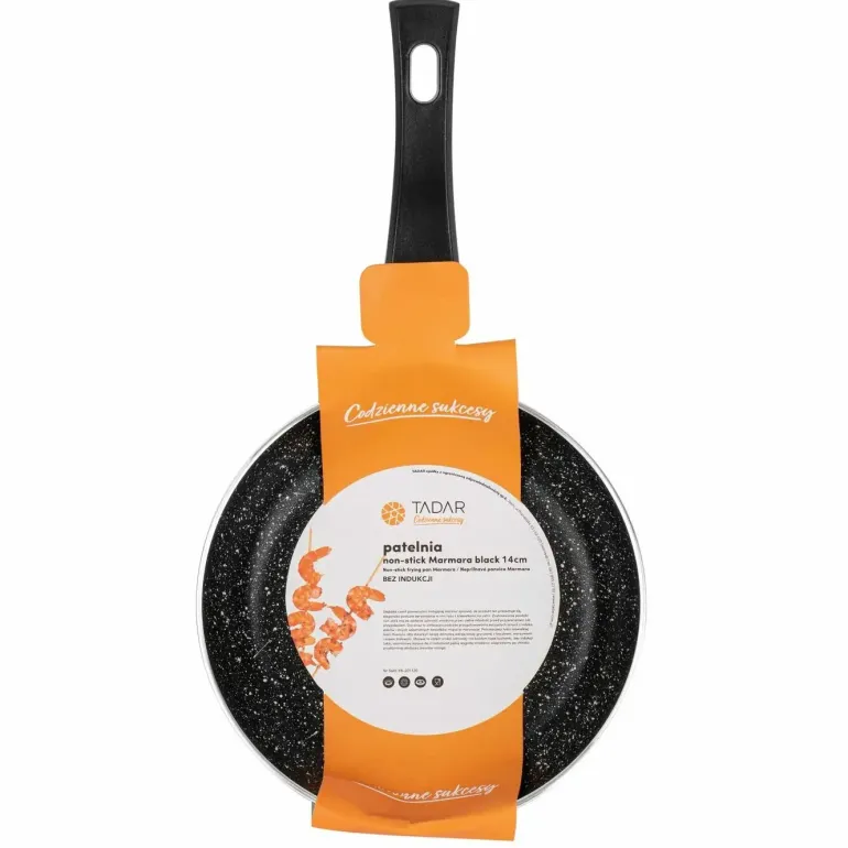 TADAR MARMARA BLACK Patelnia z powłoką non-stick 14 cm
