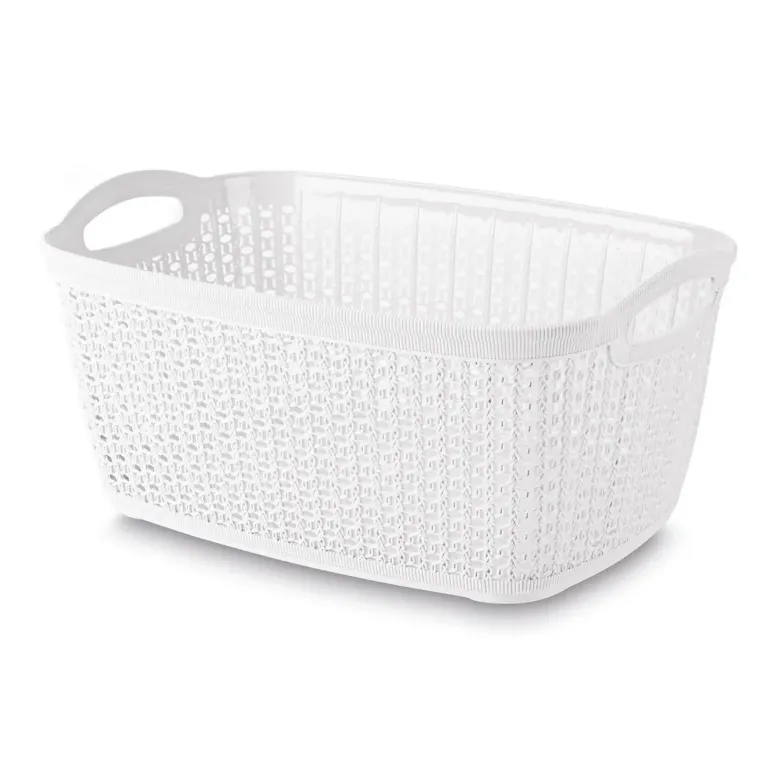 TADAR | MISS COLLECTION KOSZYK MANON 34x53x24,5 CM BIAŁY 28 L