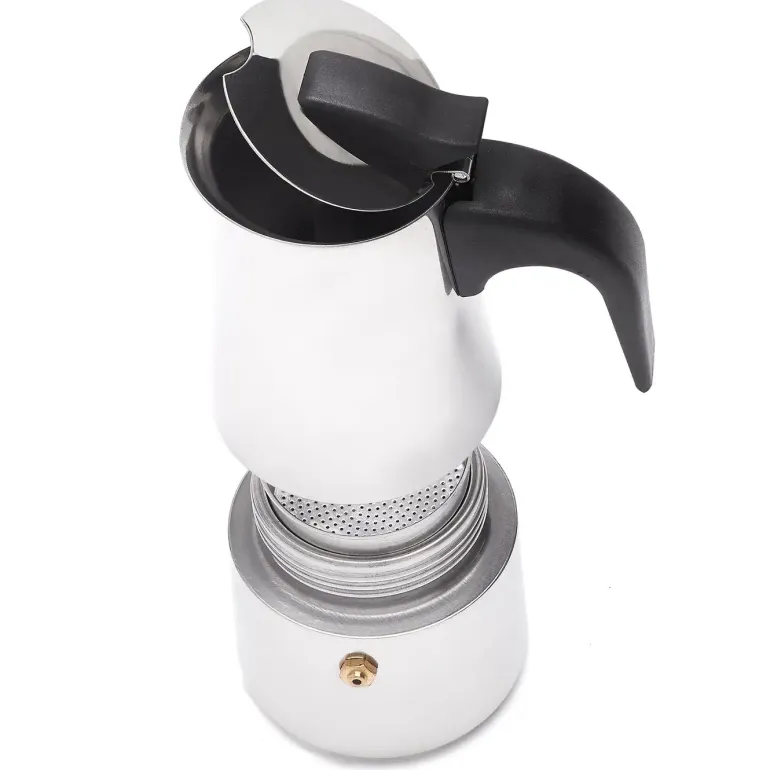 TADAR MODERNO Kawiarka do espresso 240 ml / 4 filiżanki / stal nierdzewna