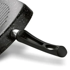 TADAR PATELNIA NON-STICK GRILLOWA MARMARA BLACK 26CM BEZ INDUKCJI