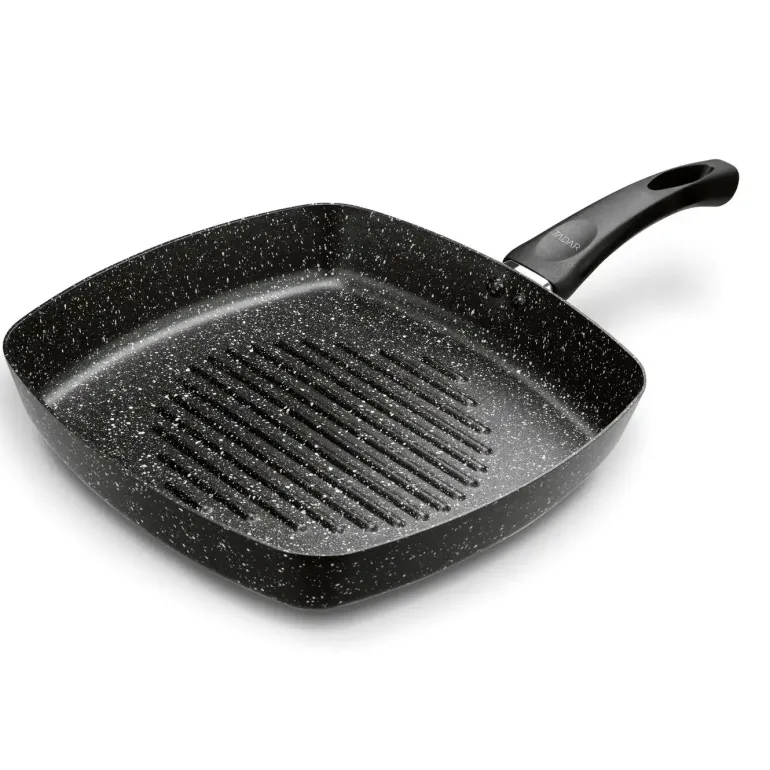 TADAR PATELNIA NON-STICK GRILLOWA MARMARA BLACK 26CM BEZ INDUKCJI