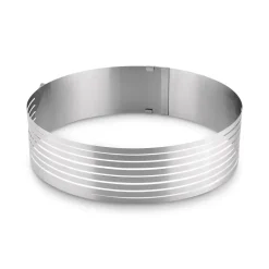 TADAR Regulowana obręcz do cięcia biszkoptu 24-26 cm