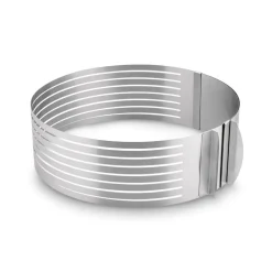 TADAR Regulowana obręcz do cięcia biszkoptu 24-26 cm