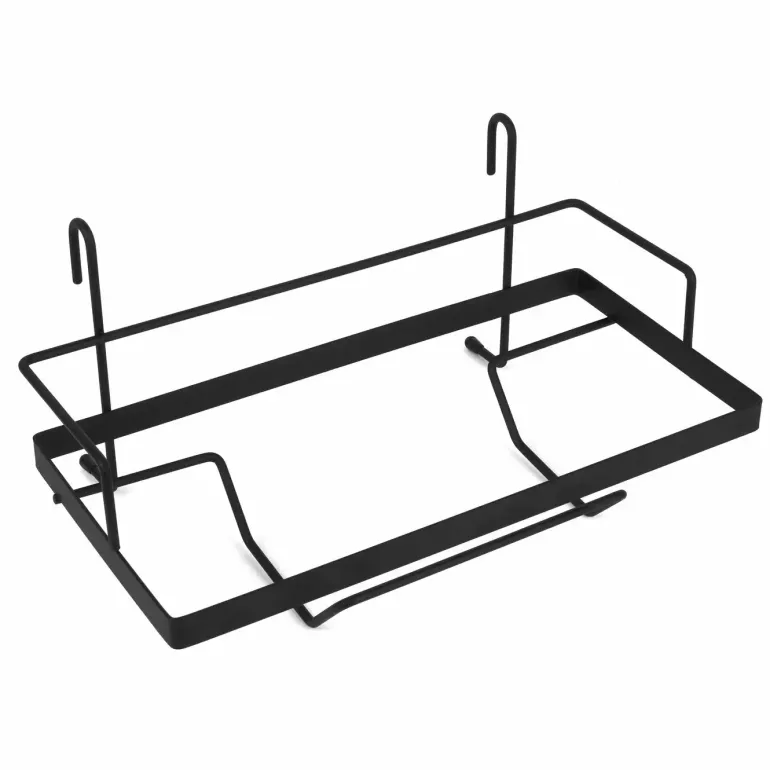 TADAR Reling kuchenny z akcesoriami 76 cm / czarny