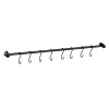 TADAR RELING KUCHENNY Z 8 WIESZAKAMI 54CM CZARNY