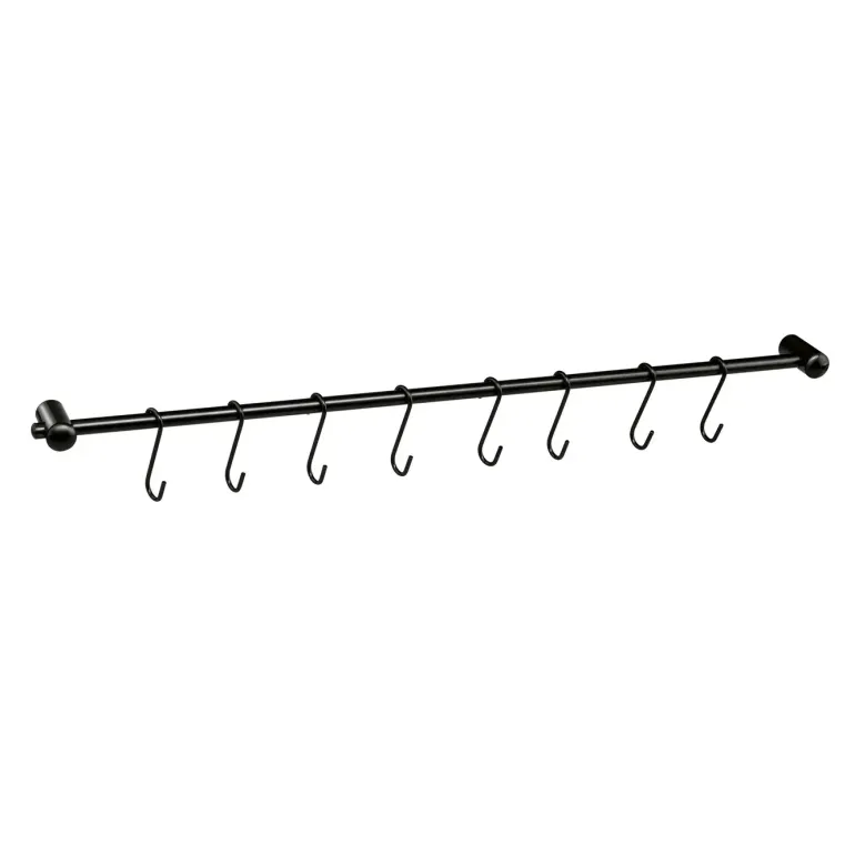 TADAR RELING KUCHENNY Z 8 WIESZAKAMI 54CM CZARNY