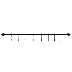 TADAR RELING KUCHENNY Z 8 WIESZAKAMI 54CM CZARNY